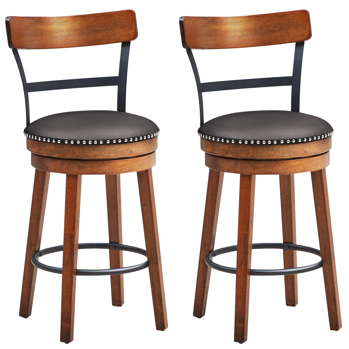 Bar Stools 360-Degree Swivel Stools(25")