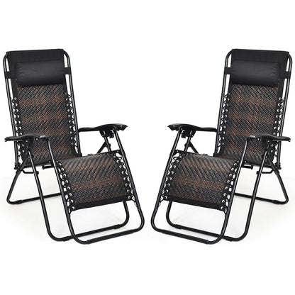 1/2PCS Zero Gravity Lounge Chairs