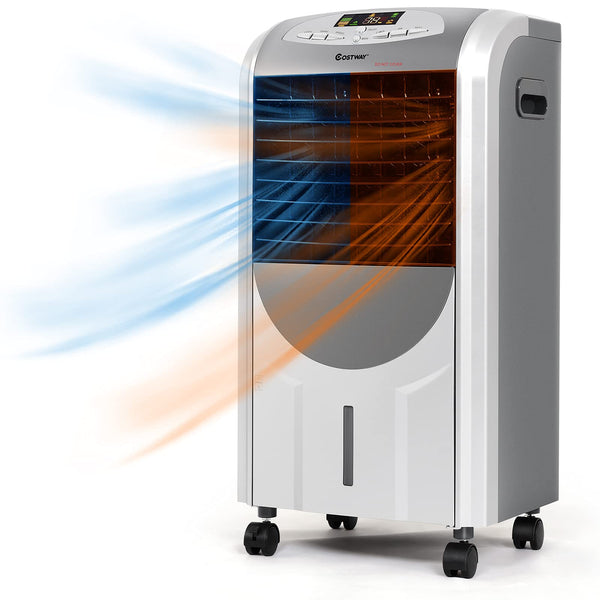 ARLIME 4-IN-1 Evaporative Air Cooler, Heater and Humidifier Combo, 3 Wind Speeds, 4 Modes, 8H Timer