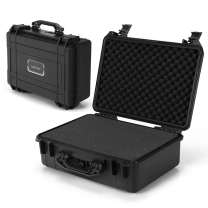 Waterproof Hard Case 22-Inch Multi-Purpose Small Camera Dry Box with DIY Customizable Foam Insert