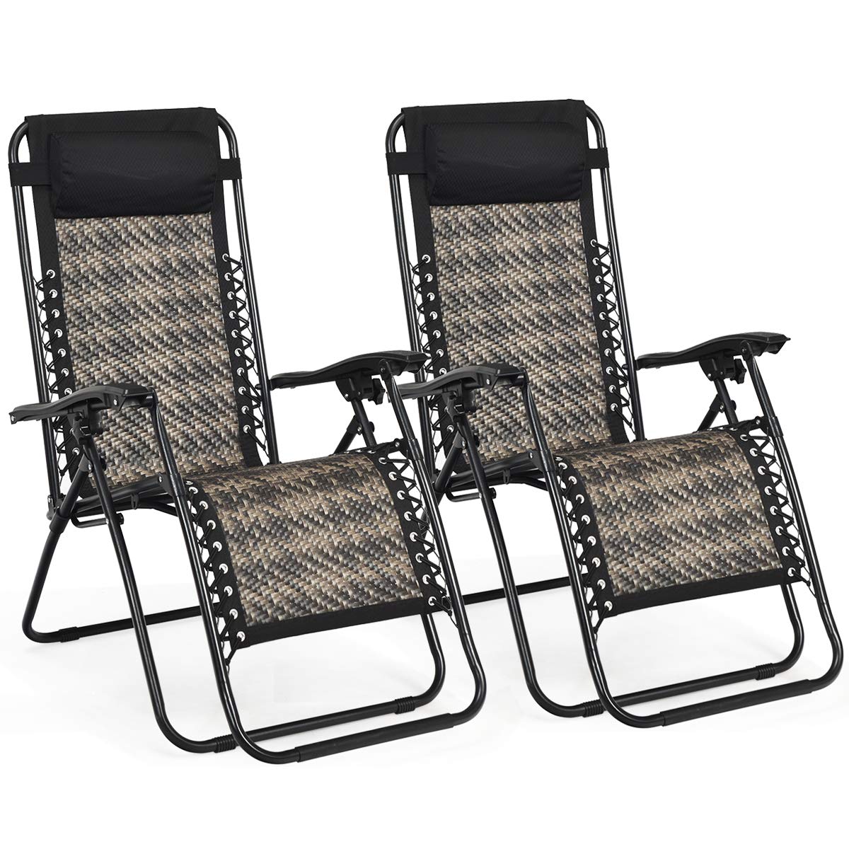 1/2PCS Zero Gravity Lounge Chairs
