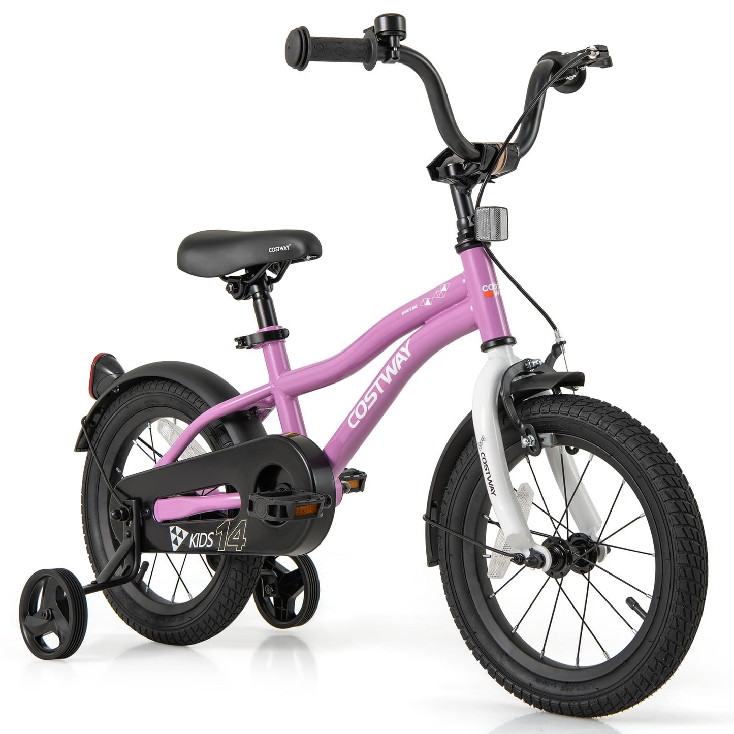 12/14/16/18 Inch Children Toddler Bicycle with Training Wheels for 3-8 Years Old Boys Girls