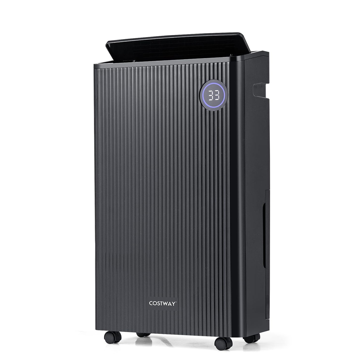 57 Pint Dehumidifiers for Basements with Auto Swing Dry Clothes Mode