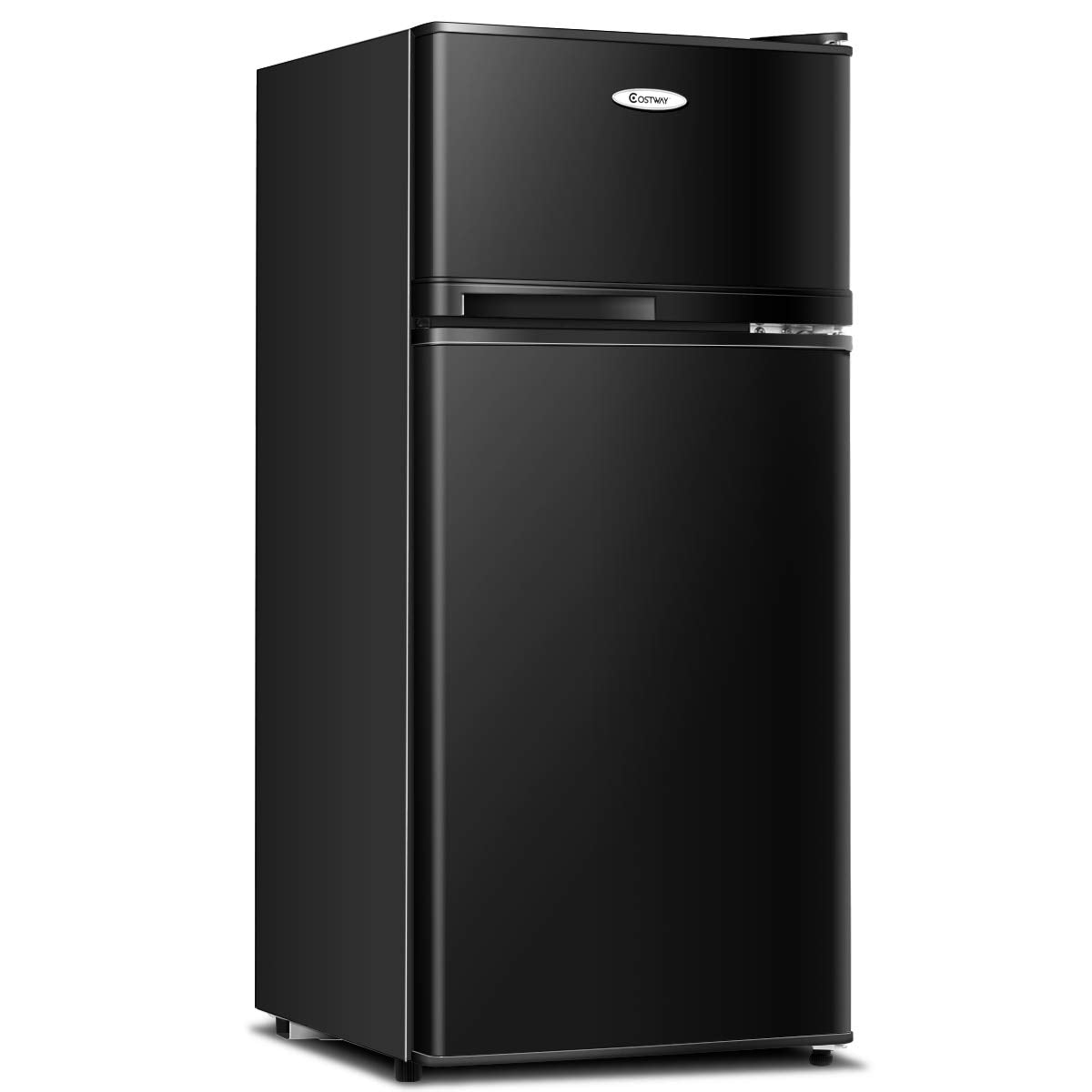 ARLIME Compact Refrigerator, 3.4 Cu. Ft. Classic Fridge with Adjustable Removable Glass Shelves
