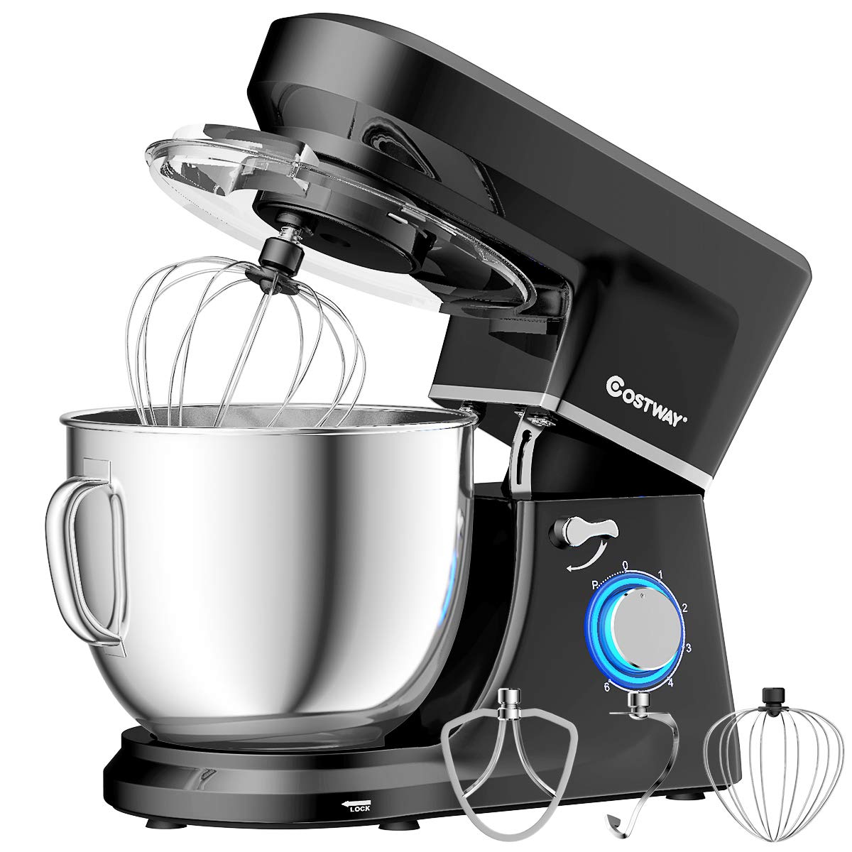 [侵权下架]ARLIME Professional Stand Mixer, 7.5QT 660W Tilt-Head Food Mixer