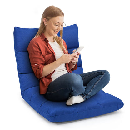 Floor Chair Folding Gaming Chair with Back Support