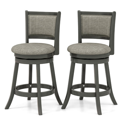 Bar Stools Set Counter Height Swivel Chairs
