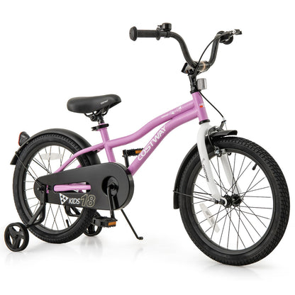 12/14/16/18 Inch Children Toddler Bicycle with Training Wheels for 3-8 Years Old Boys Girls