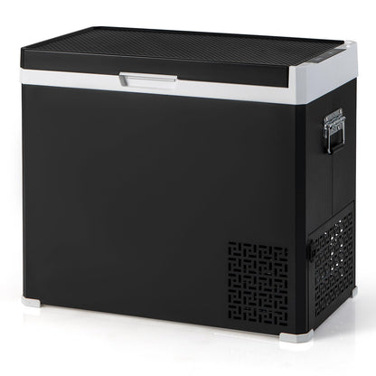 ARLIME 12 Volt Car Refrigerator, 53QT (50L) Dual Zone Portable Car Fridge