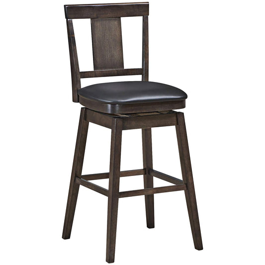 Wooden Bar Height Bar Stool for Dining and Living Room