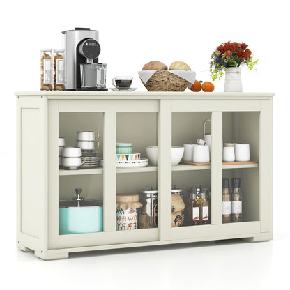 Buffet Sideboard with Storage 2-Door Floor Cupboard