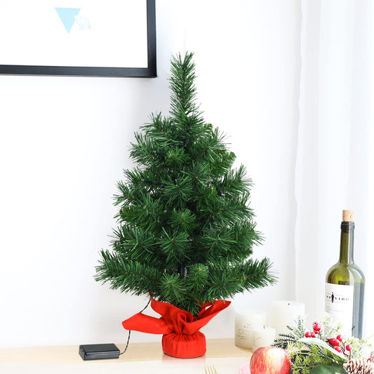 2FT Tabletop Mini Christmas Tree for Indoor Decor