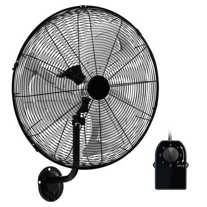 ARLIME 20 Inch Wall Mount Fan, Max. 3500 CFM Efficient Industrial Wall Fan