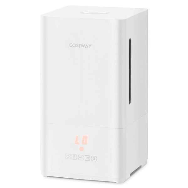 Humidifiers for Bedroom, 4L Ultrasonic Humidifier with Essential Oil Diffuser, 2 Mist Levels