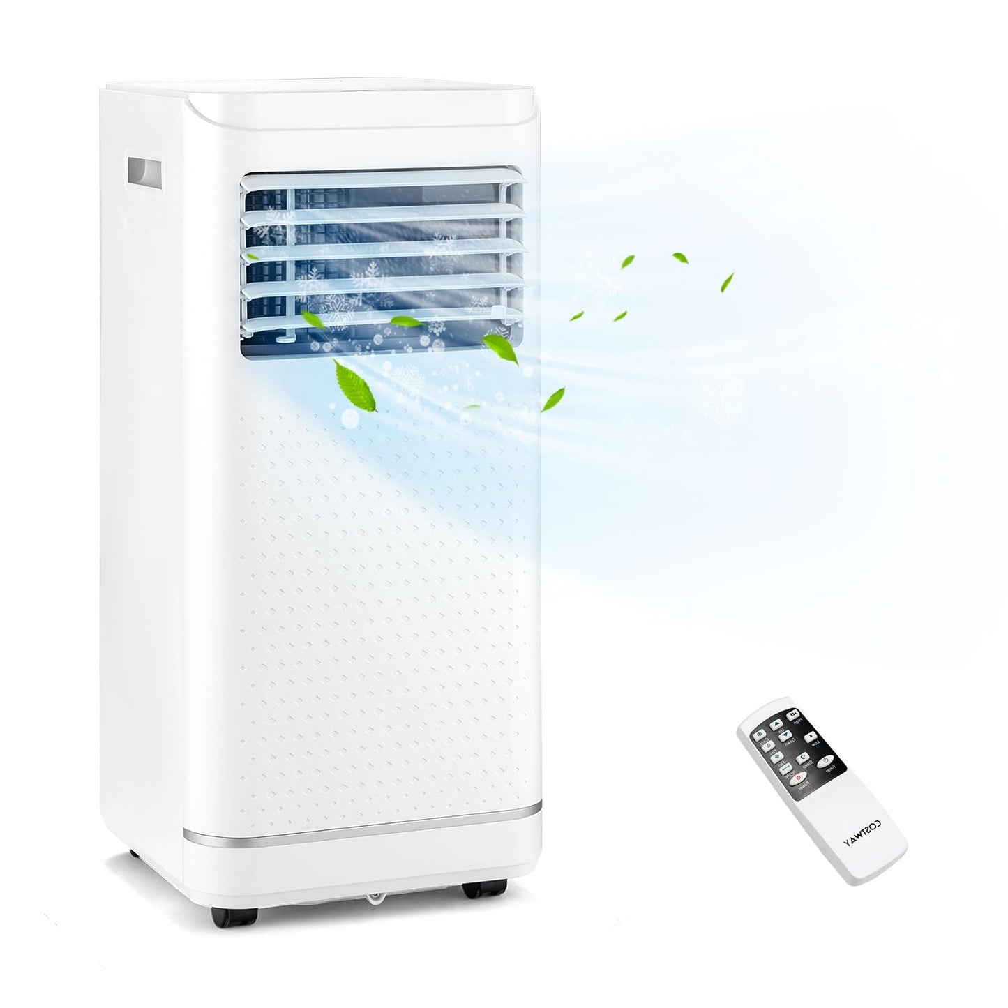 ARLIME Portable Air Conditioner,8000 BTU AC Unit, 3 in 1 Compact Dehumidifier & AC Fan, Quiet Sleep Mode, 24H Timer
