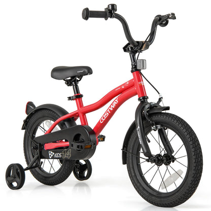 12/14/16/18 Inch Children Toddler Bicycle with Training Wheels for 3-8 Years Old Boys Girls