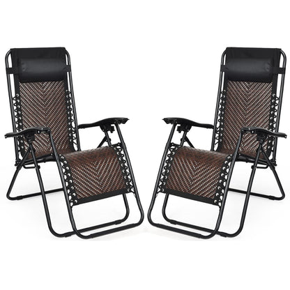 1/2PCS Zero Gravity Lounge Chairs