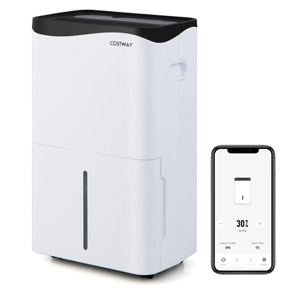 Dehumidifier for Home and Basements, 100 Pint Dehumidifier Rooms up to 5500 Sq. Ft with Smart App & Alexa Voice Control