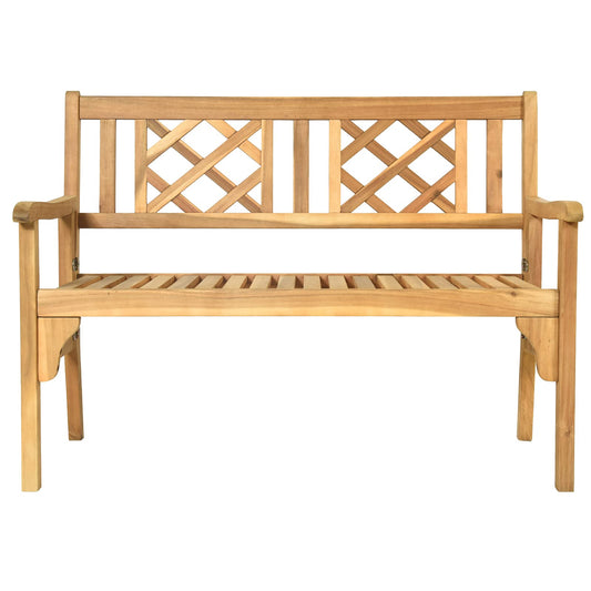 4 FT Acacia Wood Garden Bench for Park
