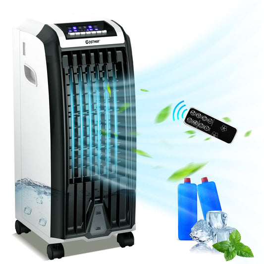 ARLIME Evaporative Air Cooler Portable Tower Fan with Remote Control and Humidifier