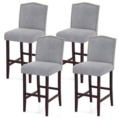 Bar Stools Set of 2/4 Bar Height Dining Side Barstools