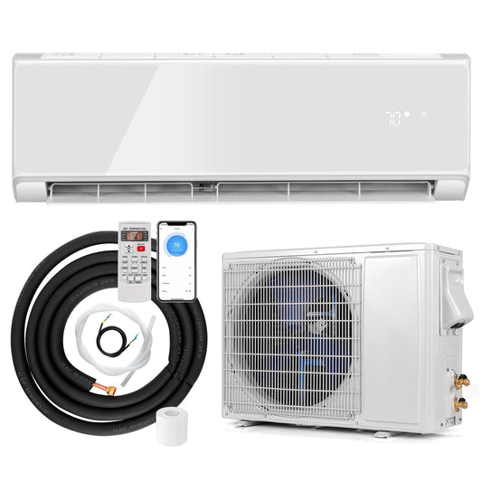 ARLIME 12000 BTU Wifi Enabled Mini Split Air Conditioner & Heater, 12000 BTU, 208-230V, 22 SEER2