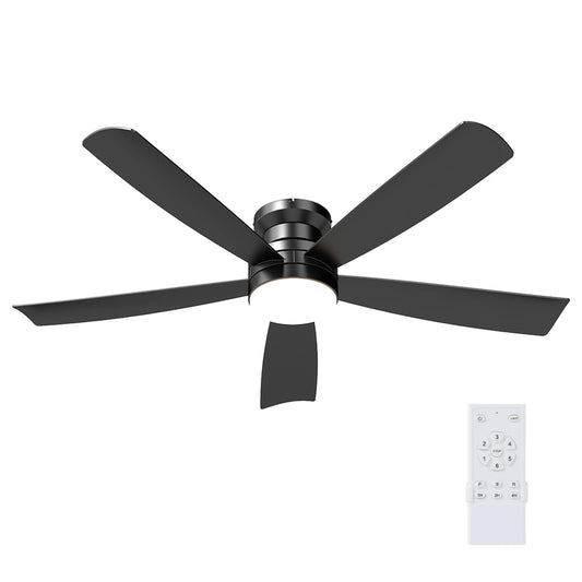 52 Inch Modern Ceiling Fan with Lights & Remote Control for Living Room