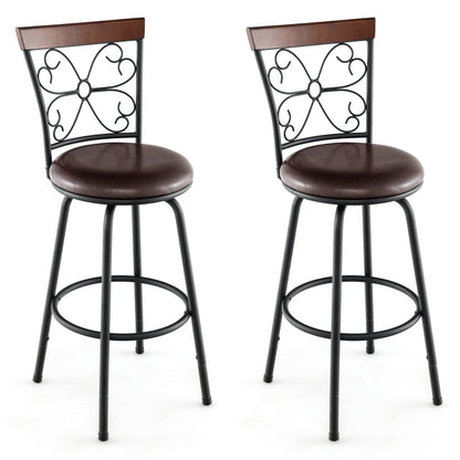 Bar Stools for Kitchen Island 24-30 Inch Seat Height Barstools Set of 2/4