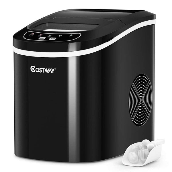 Countertop Ice Maker, 26LBS/24H Portable and Compact Ice Maker Machine, Ice Cubes Ready in 6 Mins