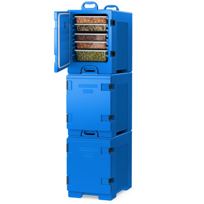 ARLIME Insulated Food Pan Carrier, End-Loading Insulated for 5 Full-Size Pans