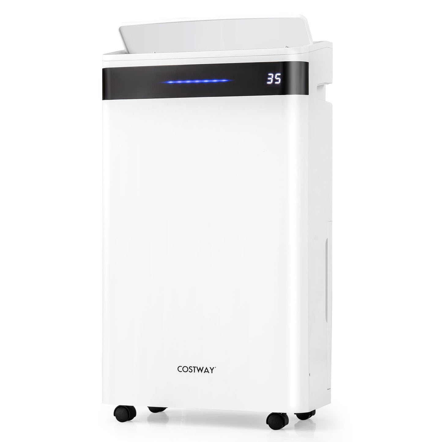 57 Pint Dehumidifiers for Basements 3-Color Humidity Indicator