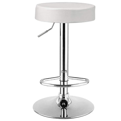 Bar Stools Set of 1/2/4 Modern Swivel Backless Round Barstool