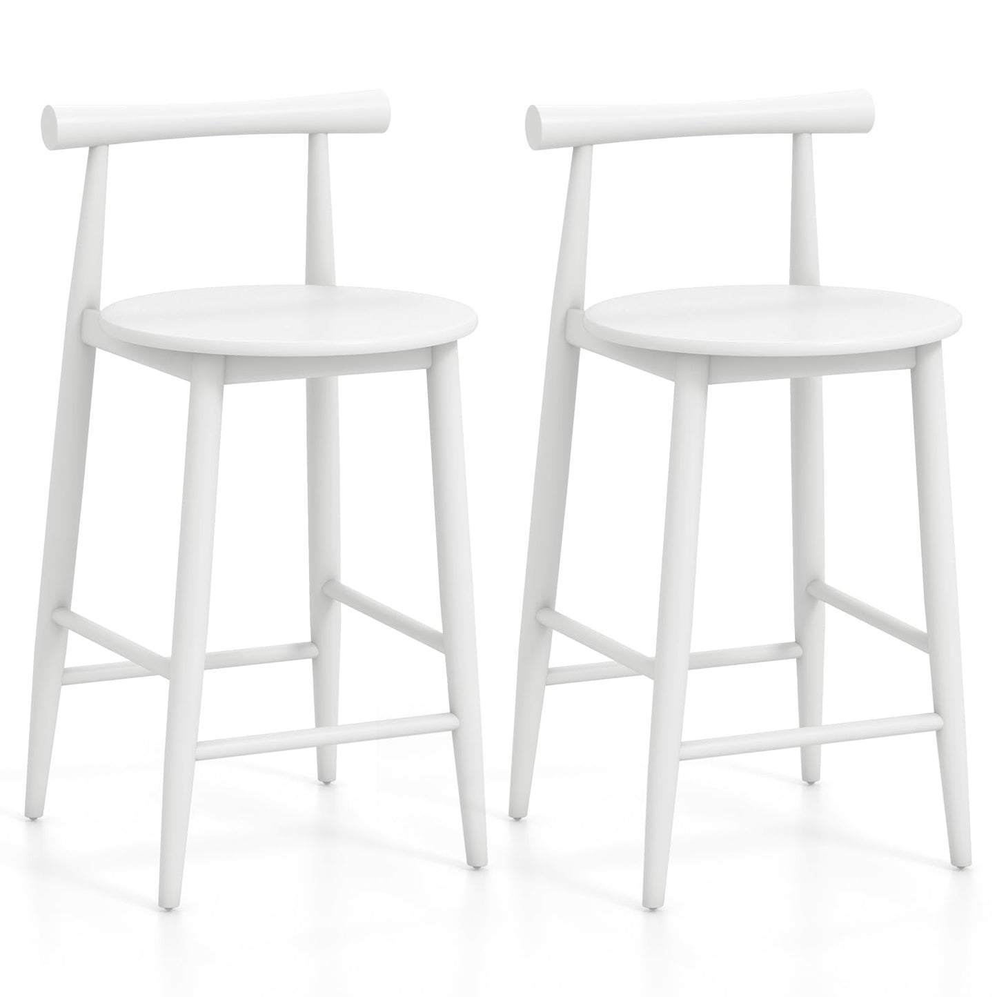 Bar Chair Set of 2 24'' Counter Height Stools Set