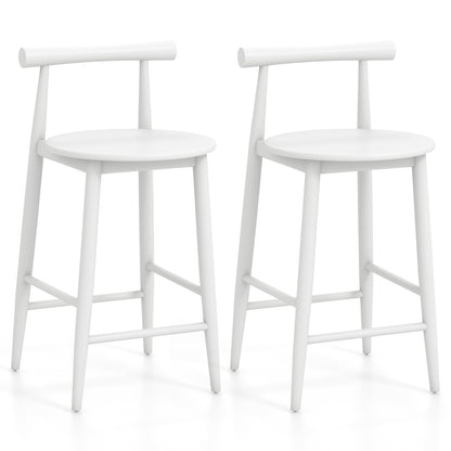 Bar Chair Set of 2 24'' Counter Height Stools Set