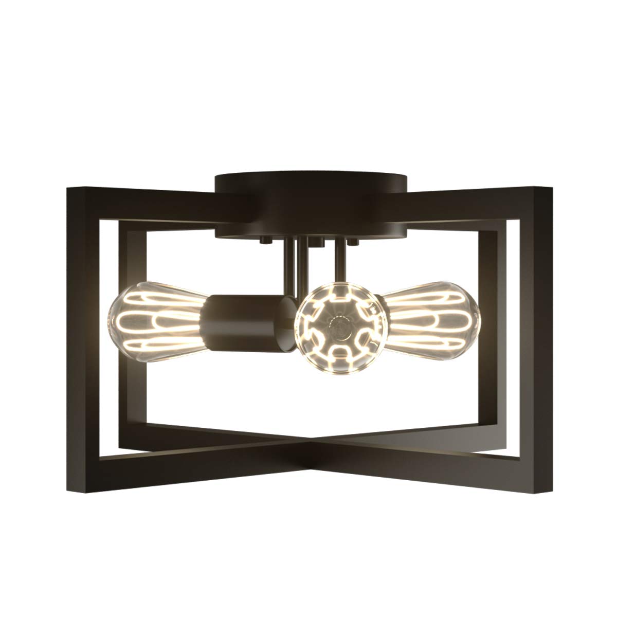 ARLIME 3-Light Flush Mount Ceiling Lamp