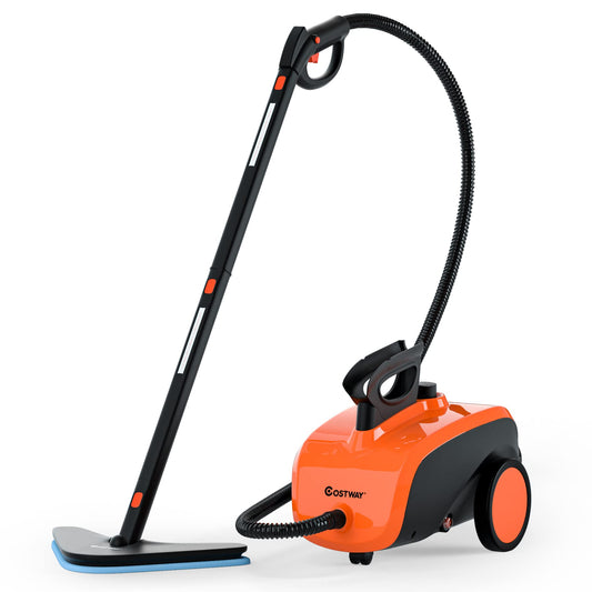 ARLIME Multi-Purpose Steam Cleaner with 19 Accessories, Household Rolling Steamer Cleaning Mop