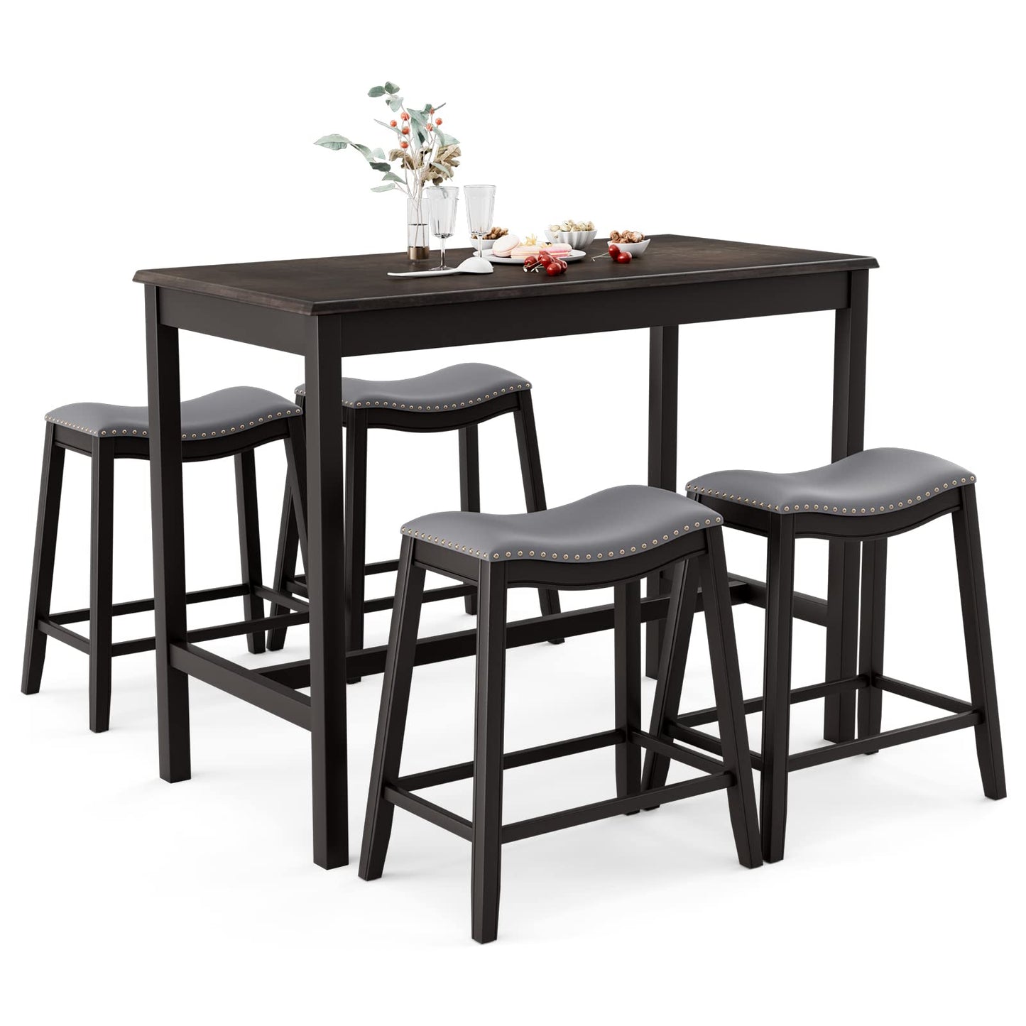 5-Piece Dining Table Set for 4