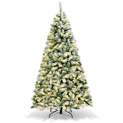 6Ft Pre-Lit Artificial Christmas Tree with 250 Led Lights 928 Branch Tips
