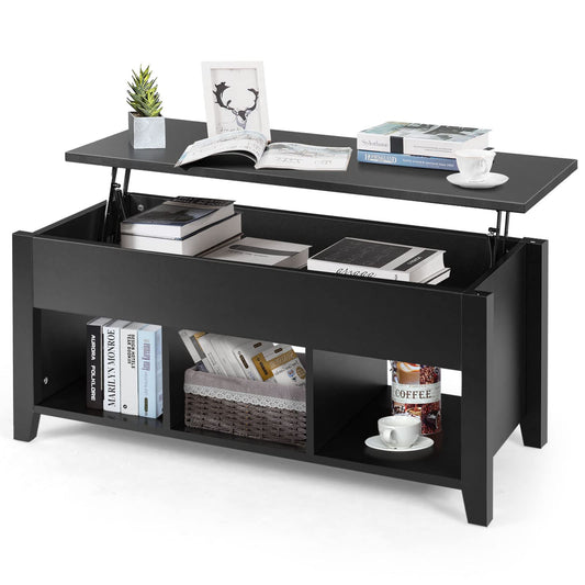 Modern Retro Central Table with Storage Shelf for Living Room Reception Room