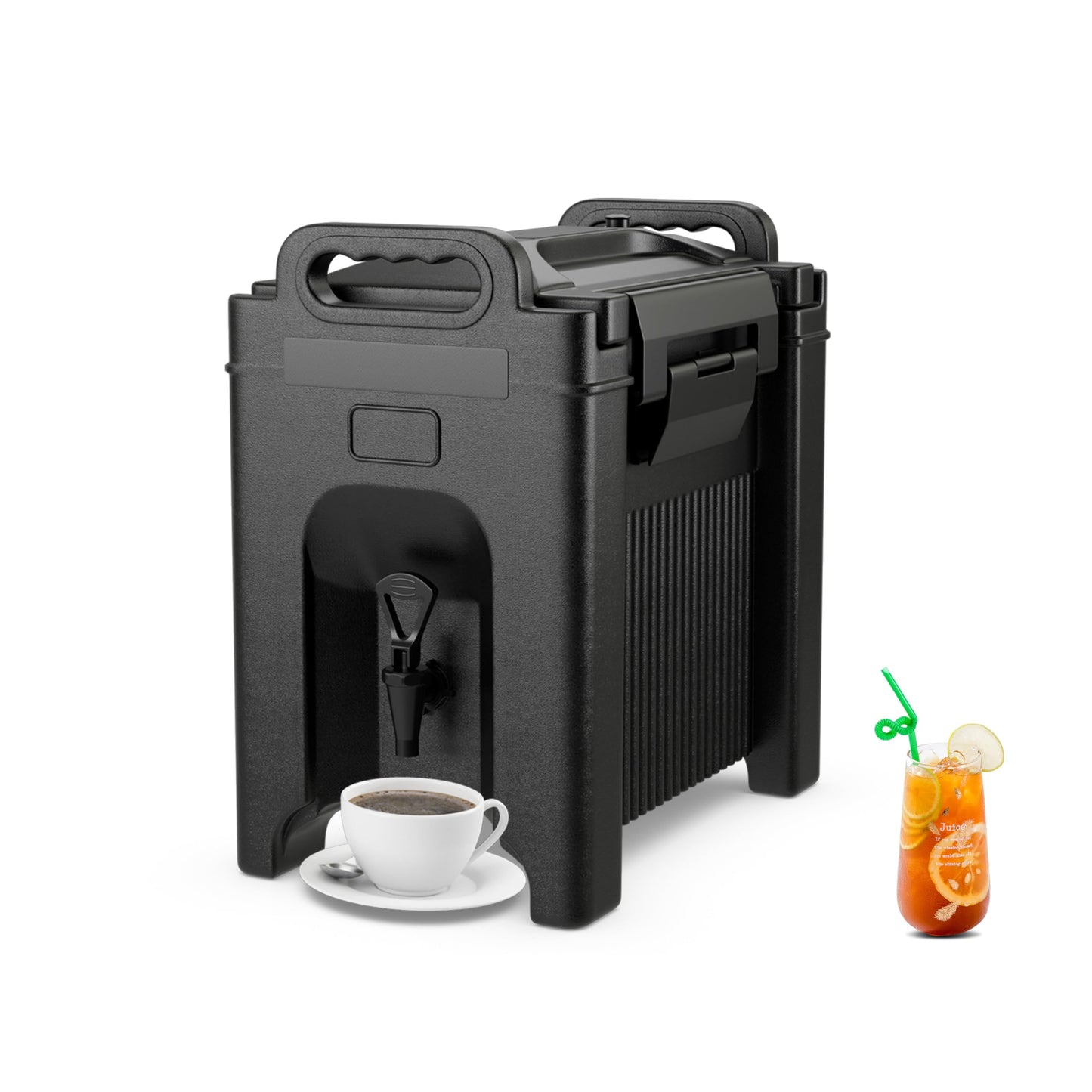 ARLIME 2.5 Gallon Insulated Beverage Dispenser with Handles, Food-Grade Hot and Cold Beverage Server