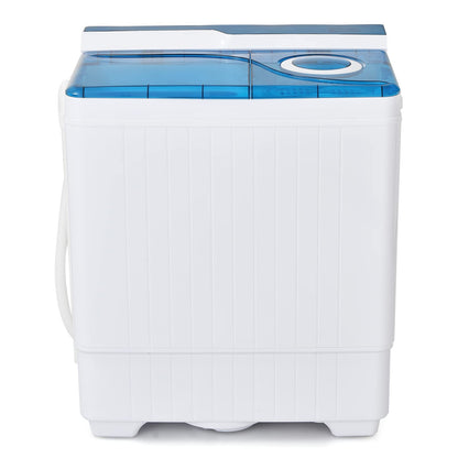 Portable Washing Machine, Twin Tub 26 Lbs Capacity, 18 Lbs Washer and 8 Lbs Spinner