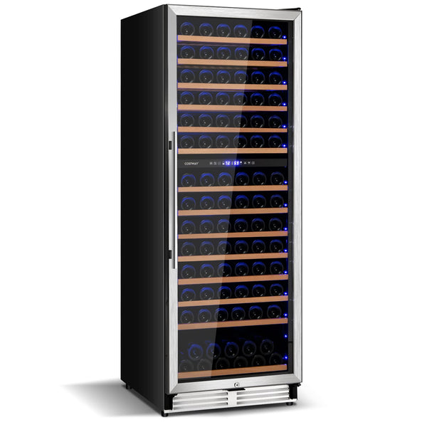 24-inch wine cooler refrigerator with dual temperature zones - Arlime