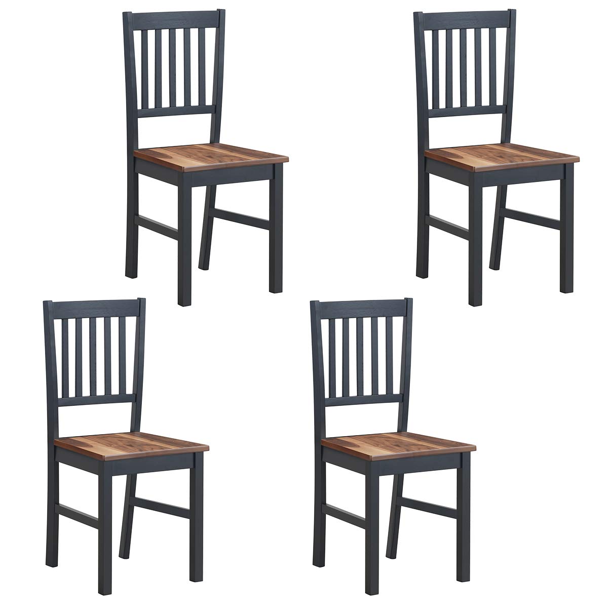 Set of 4 Dining Chairs Dining Room Side Chair