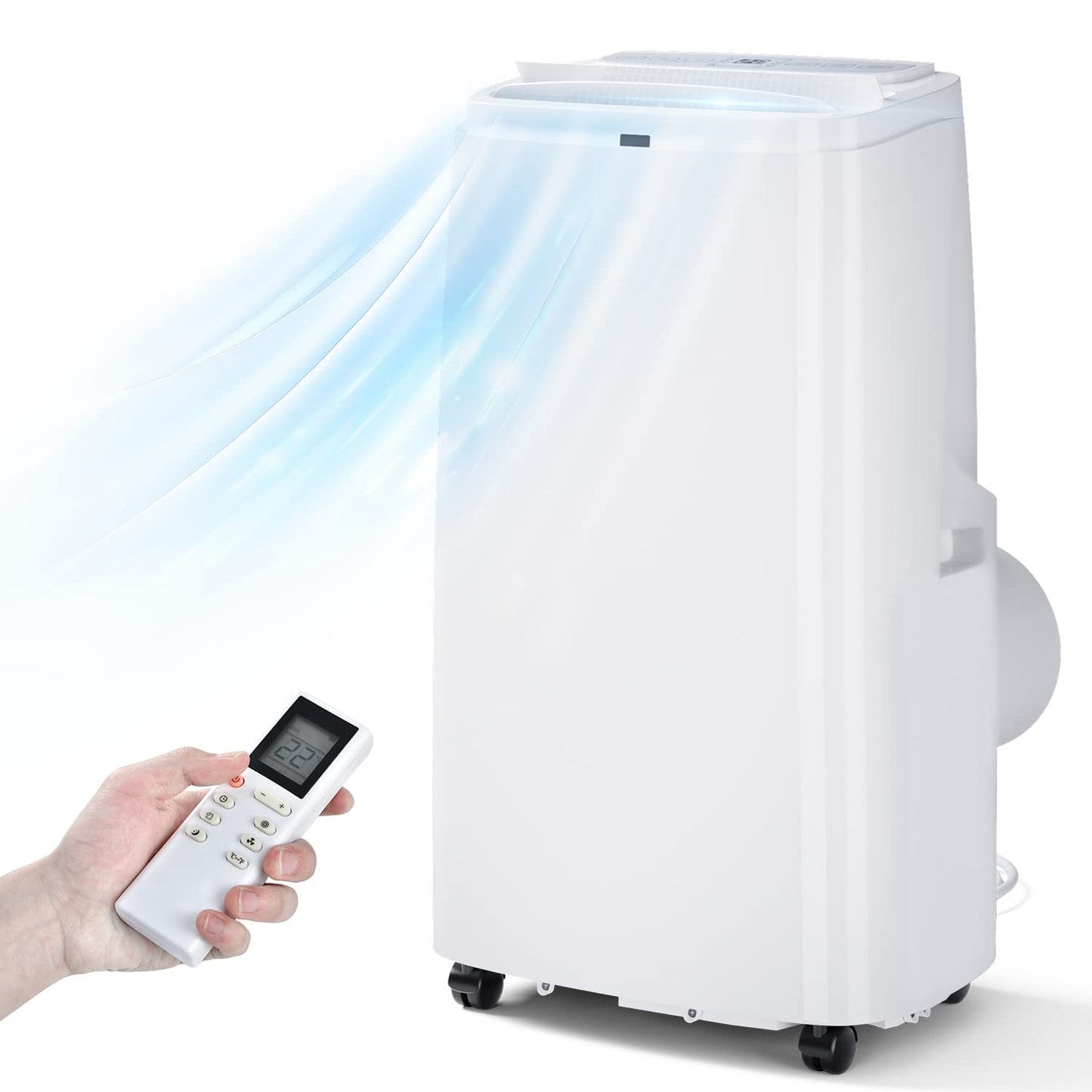 ARLIME Portable AC Air Conditioner 9000 BTU/ 12000BTU, AC Units for Rooms 3-in-1 with Fan & Dehumidifier