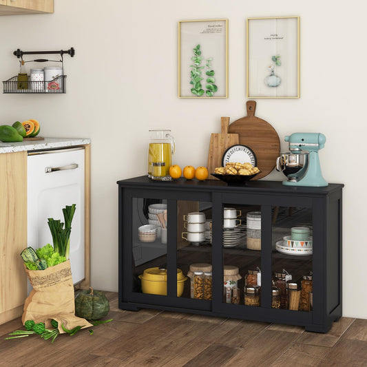 Buffet Sideboard with Storage 2-Door Floor Cupboard