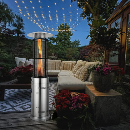 Outdoor Propane Patio Heater 40,000 BTU Propane Heater with Dancing Flame
