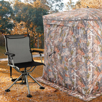 Folding Hunting Chair 360° Silent Swivel Hunting Blind Chair