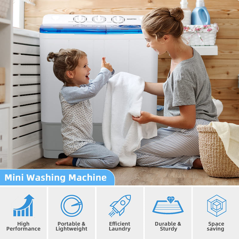Close-up of control panel on portable washing machine - Arlime