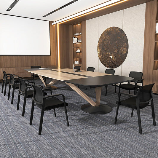 Office Guest Stacking Chairs with Mesh Backrest Armrest and Upholstered Seat