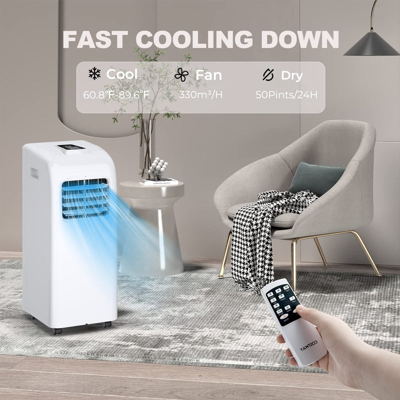 ARLIME Air Conditioner Portable 8,000 BTU, Quite Single Room AC Unit